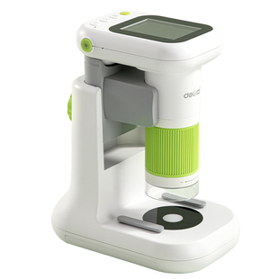 得力智能显微镜儿童生日礼物中小学生科户外家用学实验初中专用台式手持高清便携益智礼物