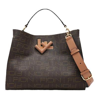 菲安妮经典印花秋冬通勤单肩包