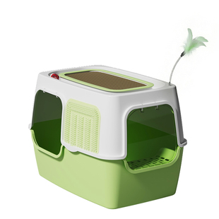 猫砂盆超大号防外溅防臭全封闭猫厕所宠物新型便携缅因幼猫专用盆