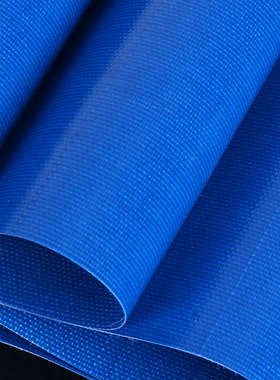 蓝色超轻PVC刀刮布防雨布货车汽车篷布耐磨耐拉抗老化轻便好油布