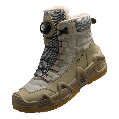 冬季加绒加厚徒步登山爬山高帮鞋
