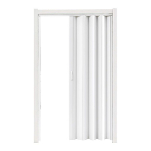 客厅圆弧形隔断门一次性临时门拐角开放式厨房pvc折叠门推拉移门.