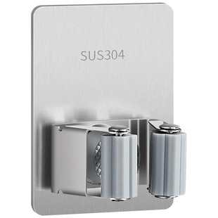 拖把挂钩免打孔卫生间扫把收纳神器强力粘胶壁挂拖布夹固定卡扣夹