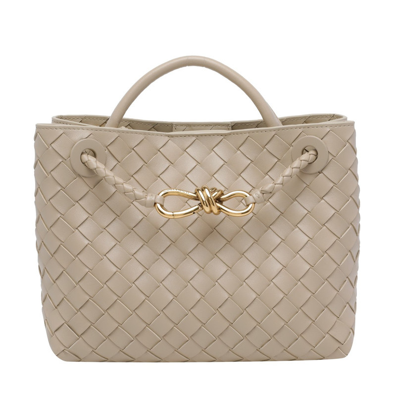 BOTTEGA VENETA 女士andiamo小号米白色手包26早春新款意大利代购