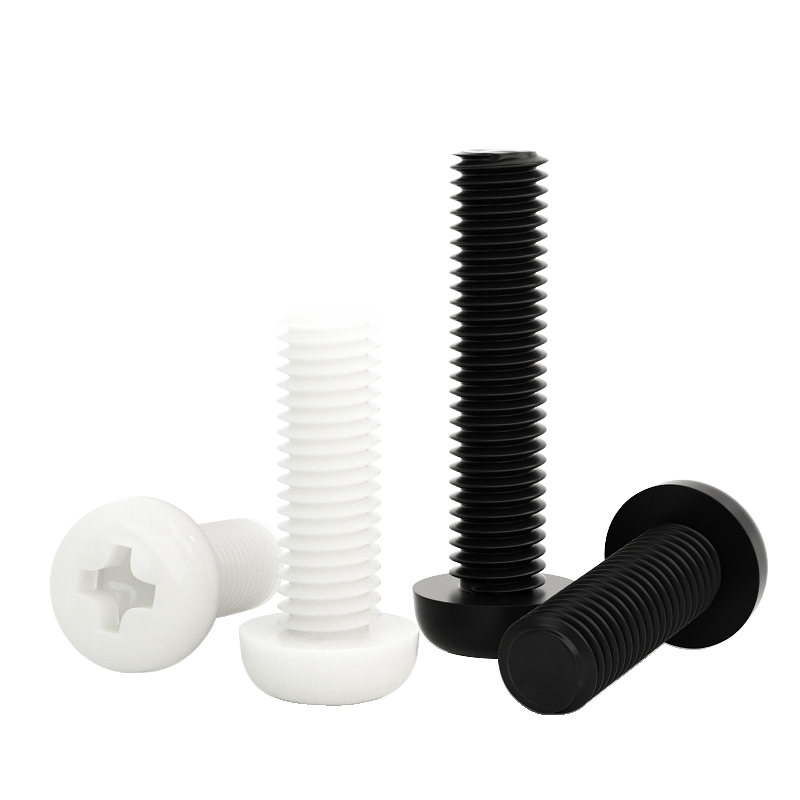 十字圆头尼龙螺丝 塑料/塑胶螺丝钉 盘头螺钉螺栓M2/M2.5M3M4M5M6