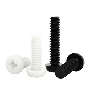 十字圆头尼龙螺丝 塑料/塑胶螺丝钉 盘头螺钉螺栓M2/M2.5M3M4M5M6