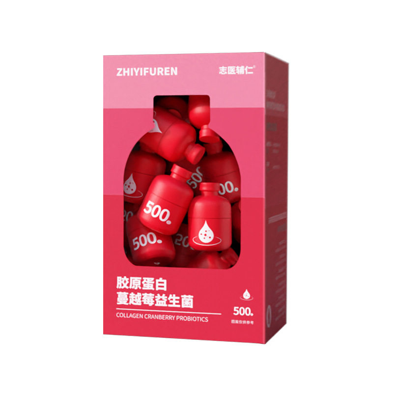 【到手60瓶】胶原蛋白蔓越莓益生菌粉女性小花园私密益生菌小粉瓶