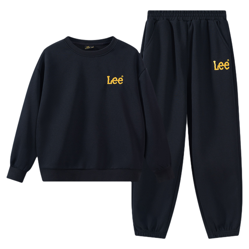 Leekids秋冬男女童卫衣两件套