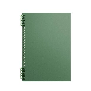 大本A4不硌手活页本可拆卸笔记本本子简约线圈大学生初中生必备学习用品高中生专用加厚横线活页扣环记事本C1