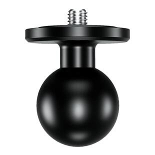 1英寸球头支架25mm金属球头转接360全景运动相机连接螺丝1/4配件