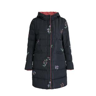 乔万尼羽绒服女商场新款白鸭绒宽松直筒保暖两面穿小个子中长款