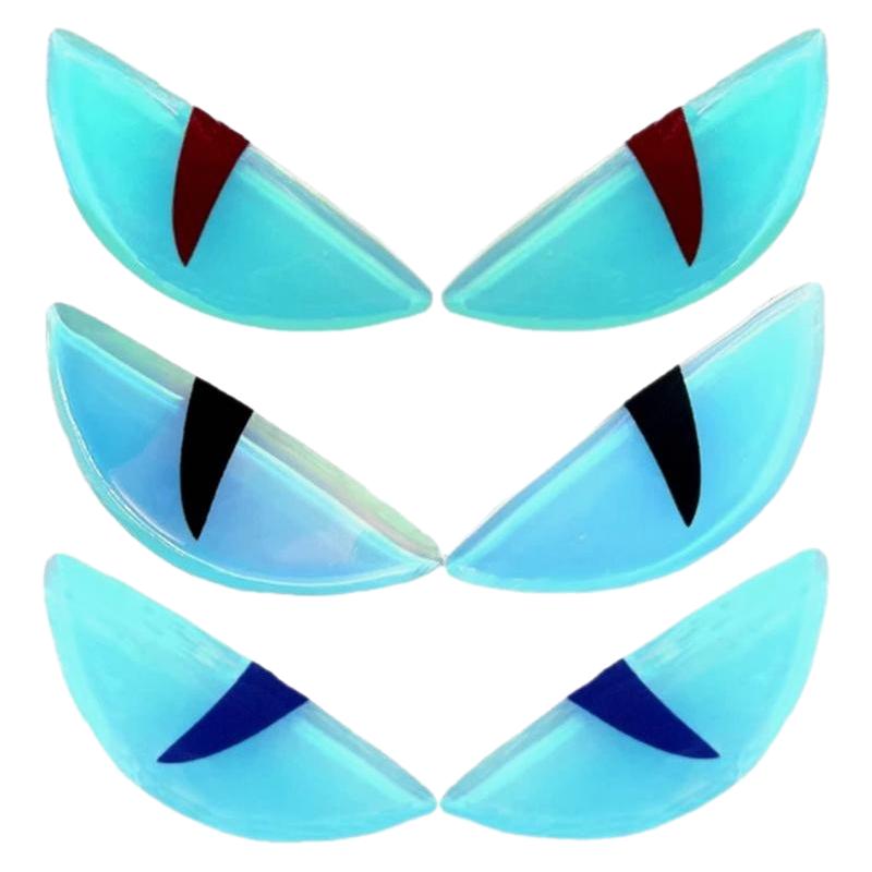 恶魔之眼车贴3D立体电动摩托车