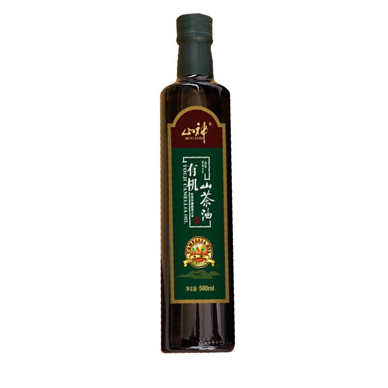 山神有机山茶油常山野生山茶油 压榨山茶油食用油500ml*2礼盒装