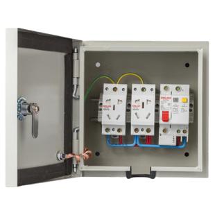 电动车充电箱带锁新能源汽车室外电源配电箱密码锁保护箱防盗电箱