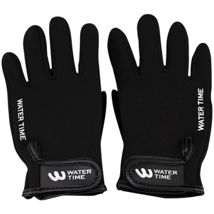 WaterTime 浮潜手套加厚防滑保暖防寒耐磨潜水冲浪帆游泳专用手套