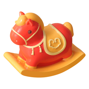 可爱摇摇木马小摆件办公室桌面装饰情绪稳定神器治愈解压新年礼物