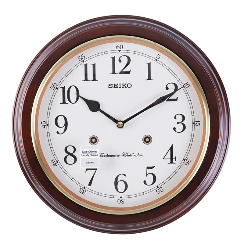 seiko日本精工挂钟整点qxh202