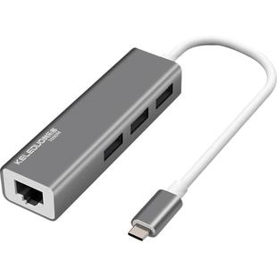 科乐多usb网线转接口typec千兆网口转换器适用苹果mac微软hp电脑2.5G网卡扩展坞笔记本转接头以太网tpc拓展坞