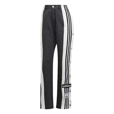 Adidas阿迪达斯正品三叶草女运动宽松休闲针织潮流阔腿长裤GN2807