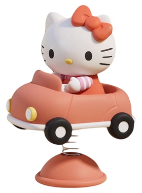 三丽鸥周边摇摇乐摆件凯蒂猫创意车载办公桌面装饰品手办生日礼物