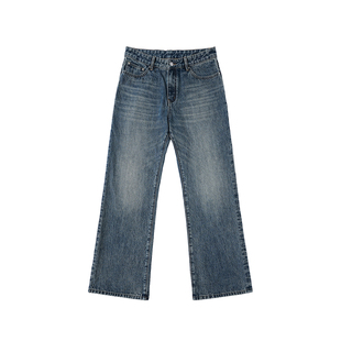 【黑袍纠察队官方联名】WHOOSIS 烧花牛仔裤长裤美式休闲宽松男女