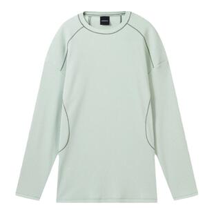 迪卡侬SPW361205城市机能速干长袖T恤华夫格健身服宽松上衣SAT3