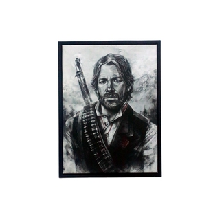 荒野大镖客2周边装饰画海报挂画游戏卧室电竞房西部亚瑟steam宿舍