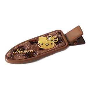 川野法式卡通猫头小熊发夹新款时尚高级感前额刘海夹无痕头饰发饰