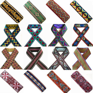 宽民族风花边织带手工刺绣布艺装饰娃衣少数民族服装辅料布料包边