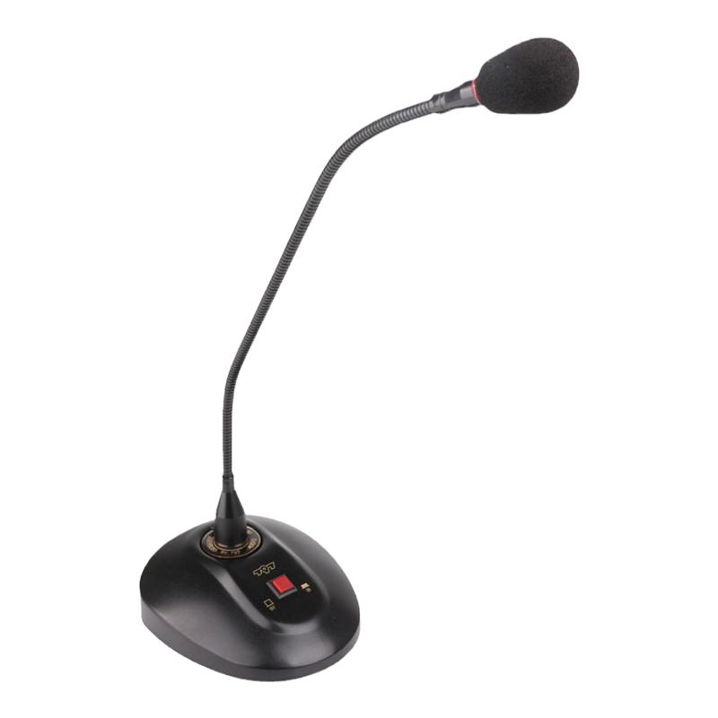 797AUDIO话筒ECR101A会议传声器鹅颈心型指向支撑式有线麦克风