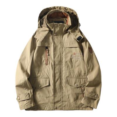 户外冲锋衣男春秋防风防水风衣