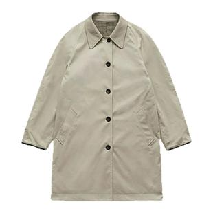 【现货】韩国the barnnet八奶风衣复古中长款百搭两面穿大衣外套