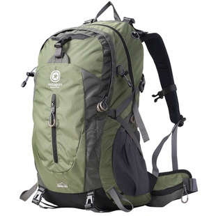 正品五角星户外防泼水专业登山背包悬浮透气男女徒步旅行双肩背包