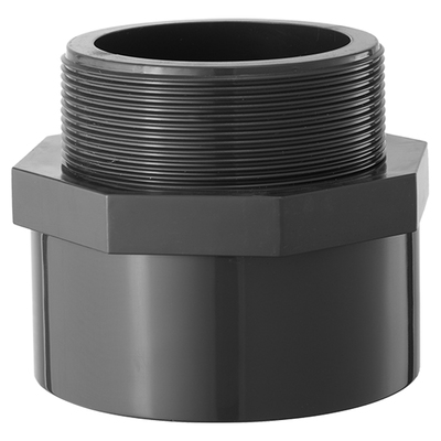 戎生upvc管外丝直接深灰耐酸碱