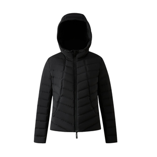 【90%鹅绒】PRICH时尚修身收腰排骨羽绒服冬新款轻盈短外套女