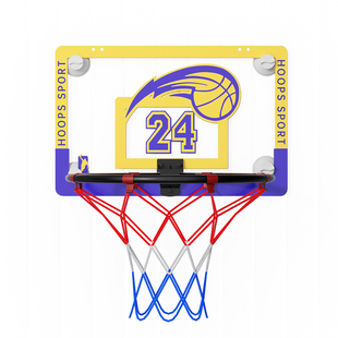 室内篮球框投篮筐架静音儿童家用免打孔可扣篮折叠壁挂式室外成人