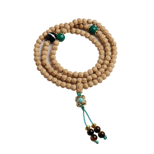 热振寺百香籽手串原皮直切深坑鬼脸108颗柏香籽佛珠男女文玩手串