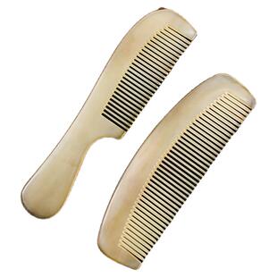 老黄牛角梳子檀木梳女士家用木梳脱发按天然男女专用防摩长发
