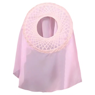 斗笠舞蹈道具青烟里手工竹编古风斗笠帷帽古典舞跳舞演出专用道具