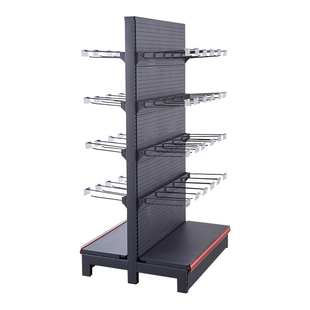 超市货架零食挂钩副食展示架便利店袋装食品双线挂钩配件货架大全