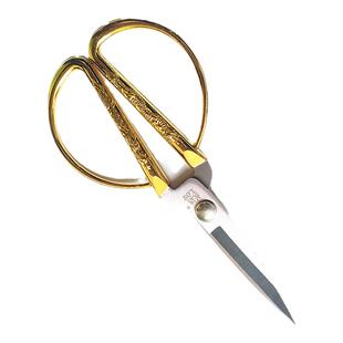 长达永达利不锈钢剪刀家用指甲龙凤剪彩结婚喜庆工业金色新品