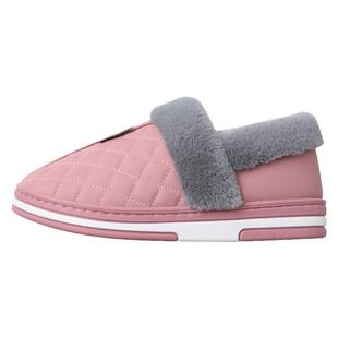 防滑皮棉鞋女士秋冬季防水室内家居2026新款外穿家用老人棉拖鞋男