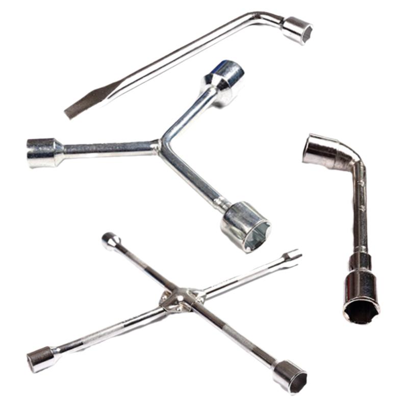 L型扳手弯头双头扳手穿孔穿心扁头套筒扳手外六角扳手套管