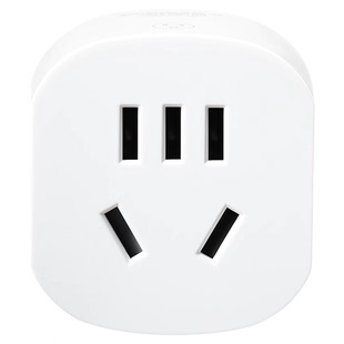 公牛二转三转换器插头2脚插转3孔插头2转插座一拖2拓展排插转接头