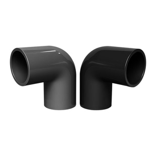 UPVC日标90度弯头英制直角JIS工业化工给水管PVC-U管配件CNS接头