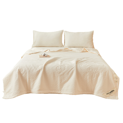 夏凉被纯棉全棉可机洗空调棉花被