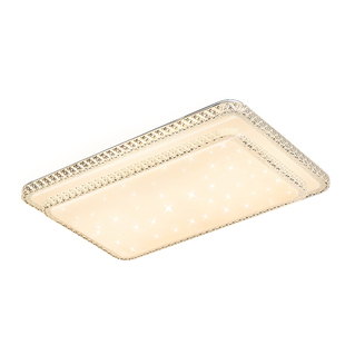 轻奢水晶吸顶客厅大灯新款现代简约大气吊灯主灯家用卧室灯具套餐