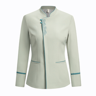 酒店保洁工作服长袖秋冬女物业清洁工家政保洁员阿姨服装大码定制