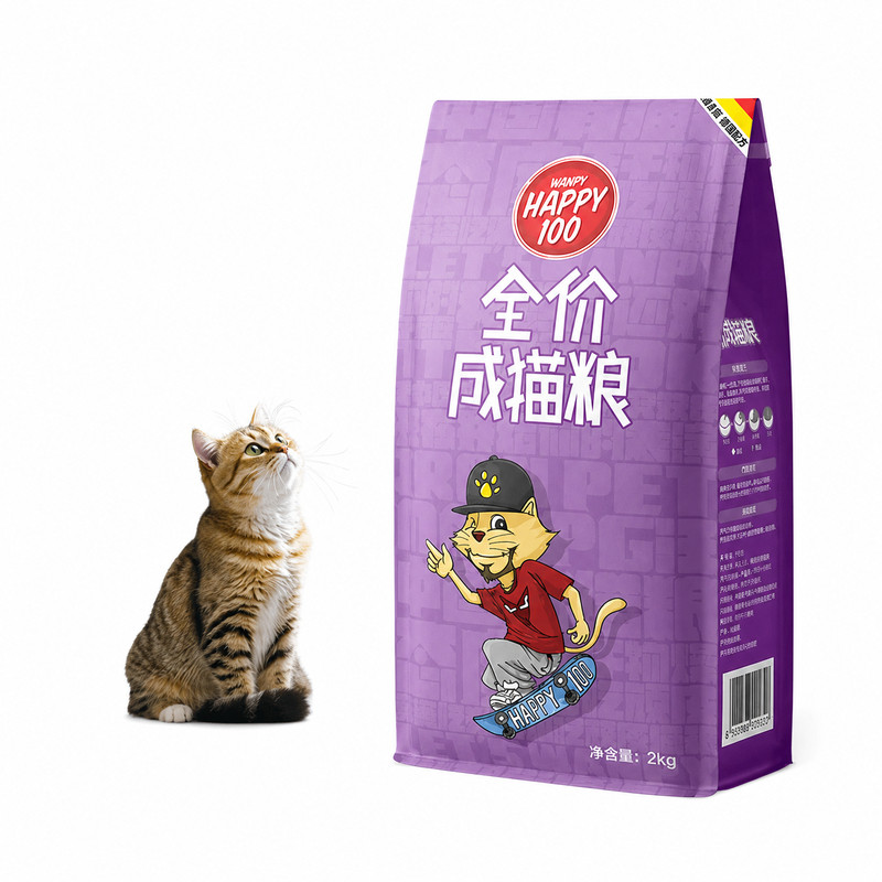 wanpy顽皮猫粮2kg全价猫粮