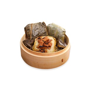 七菁莲华素食佛家纯净素荷叶糯米鸡粽子广式港式早点早茶早餐饭团